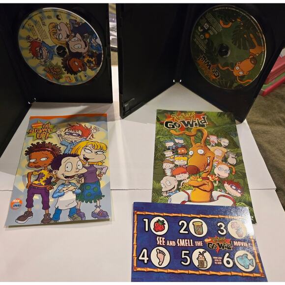 Nickelodeon Rugrats Movie Bundle - Rugrats: All Grown Up & Go Wild Movies - Picture 2 of 3